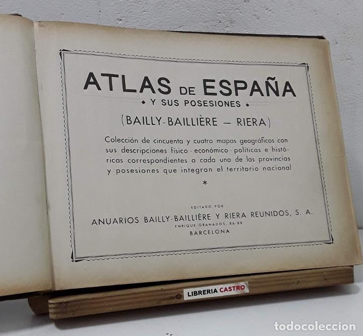 Libros: Atlas de Espa&ntilde;a y sus posesiones - Varios - Foto 2