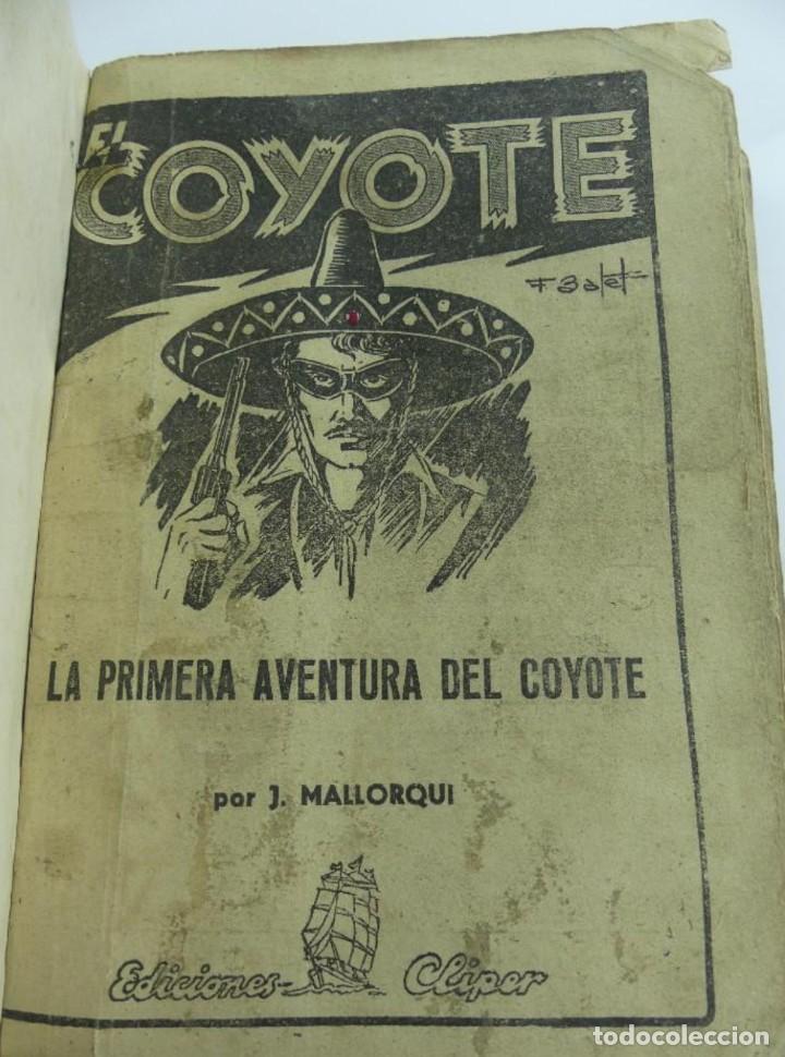 Libros: ~ LIBRO CON VARIOS CAPITULOS EL COYOTE LA PRIMERA AVENTURA EDICIONES CLIPER ~ - Foto 3
