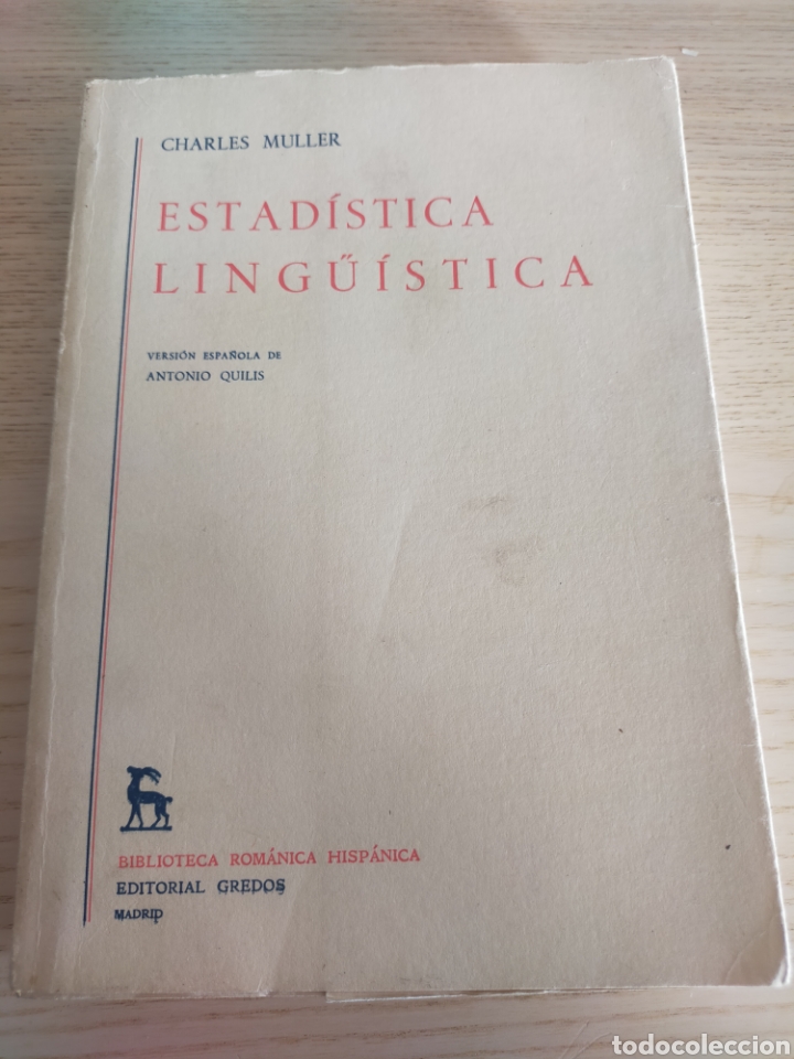 Libros: Estad&iacute;stica ling&uuml;&iacute;stica - Foto 1