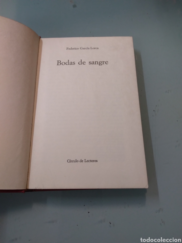 Libros: Federico Garc&iacute;a Lorca, Bodas de sangre, C&iacute;rculo de Lectores - Foto 2