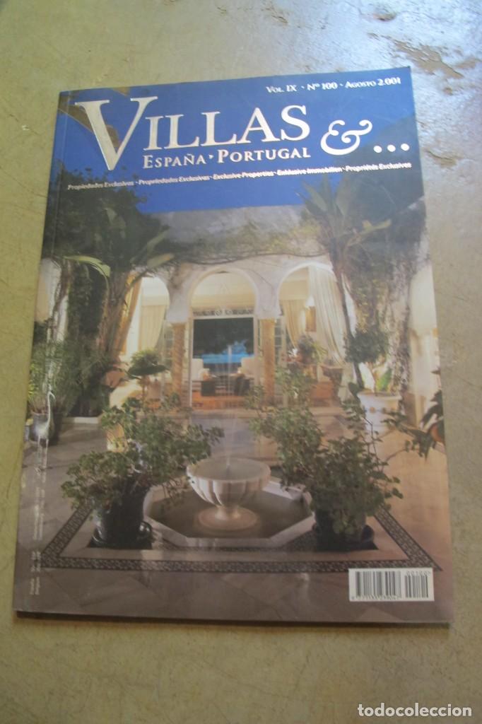 Livres: VILLAS ESPA&Ntilde;A PORTUGAL. VOL IX N&ordm; 100 AGOSTO 2001