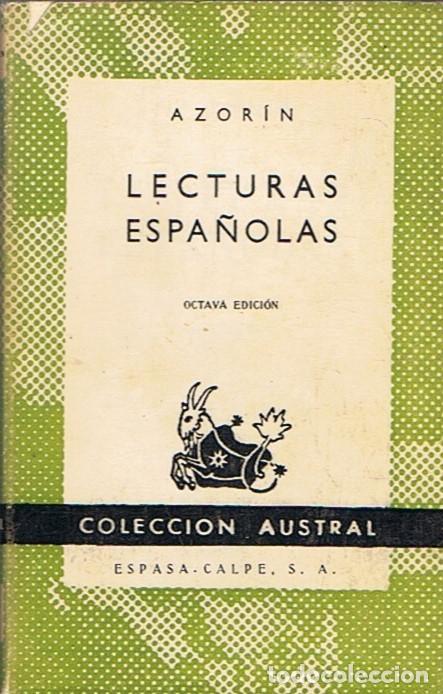 Libros: LECTURAS ESPA&Ntilde;OLAS. - Azor&iacute;n. - Foto 1