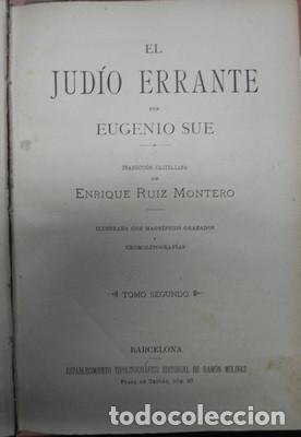 Libros: El judio errante. 2 tomos - SUE, EUGENIO - Foto 3