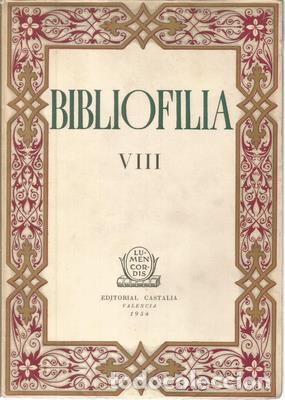 Libros: Bibliofilia VIII - VARIOS - Foto 1