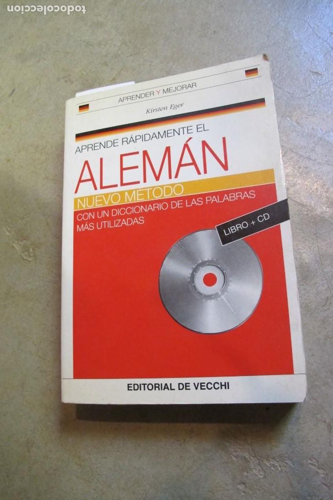 Libros: APRENDER ALEMAN RAPIDAMENTE. NUEVO METODO. LIBRO + CD CON DICCIONARIO PALABRAS MAS USADAS