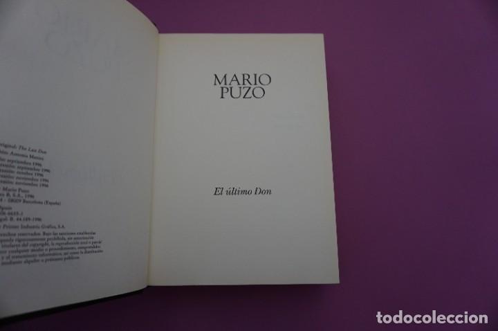 Libros: AR5G/ EL ULTIMO DON - MARIO PUZO / EDICIONES B - Foto 2