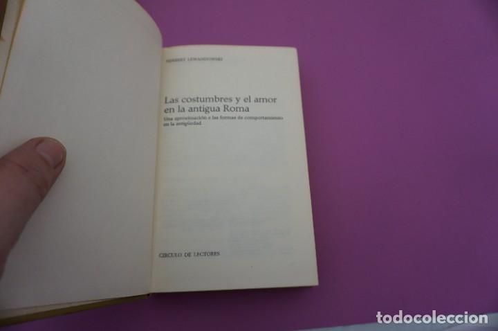 Libros: AR12CD/ LAS COSTUMBRES Y EL AMOR EN LA ANTIGUA ROMA - HERBERT LEWANDOWSKI - Foto 2