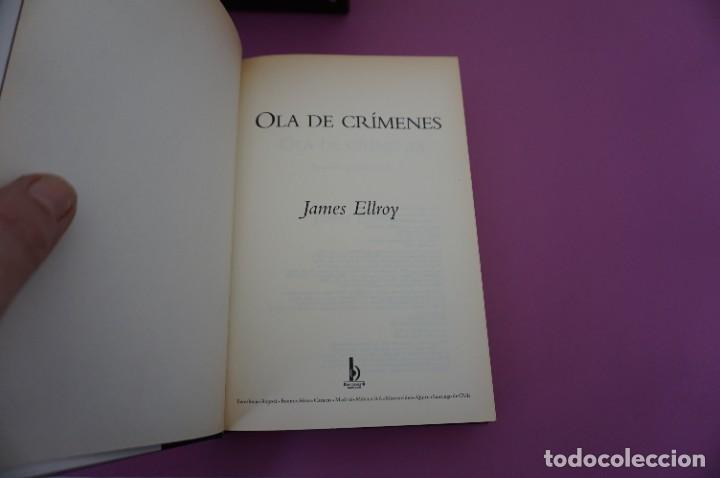 Libros: AR12FG/ OLA DE CRIMENES - JAMES ELLROY / EDICIONES B - Foto 2