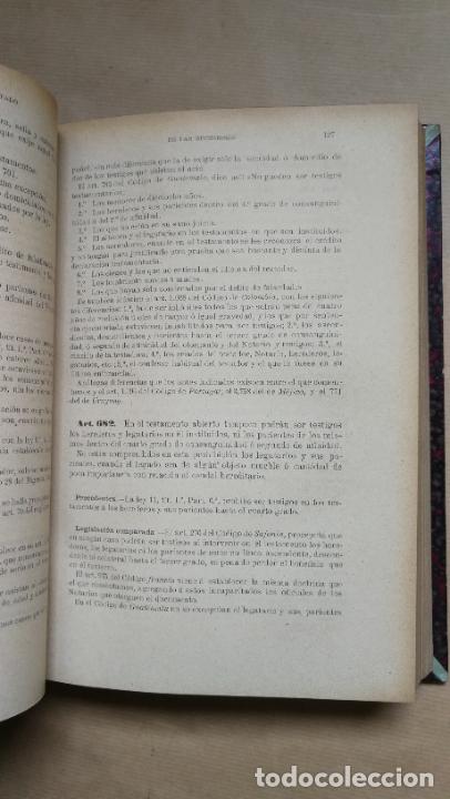 Libros: TEXTO Y COMENTARIOS AL CODIGO CIVIL ESPA&Ntilde;OL. 2 Tomos - . - Foto 5