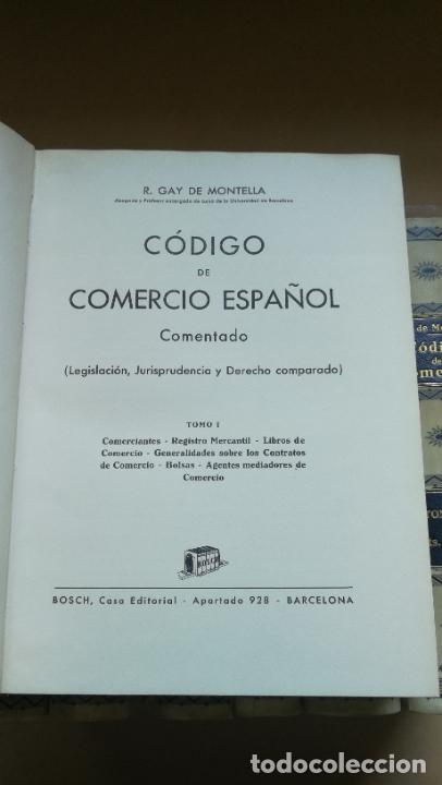 Libros: &rdquo;C&Oacute;DIGO DE COMERCIO ESPA&Ntilde;OL COMENTADO (Legislaci&oacute;n, Jurisprudencia y Derecho comparado) 5 Tomos en 7 - Foto 3