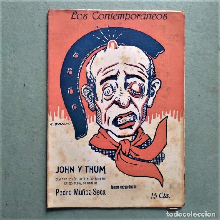 Libros: John y Thum. Disparate c&oacute;mico-l&iacute;rico-bailable en dos actos. - Mu&ntilde;oz Seca, Pedro. - Foto 1