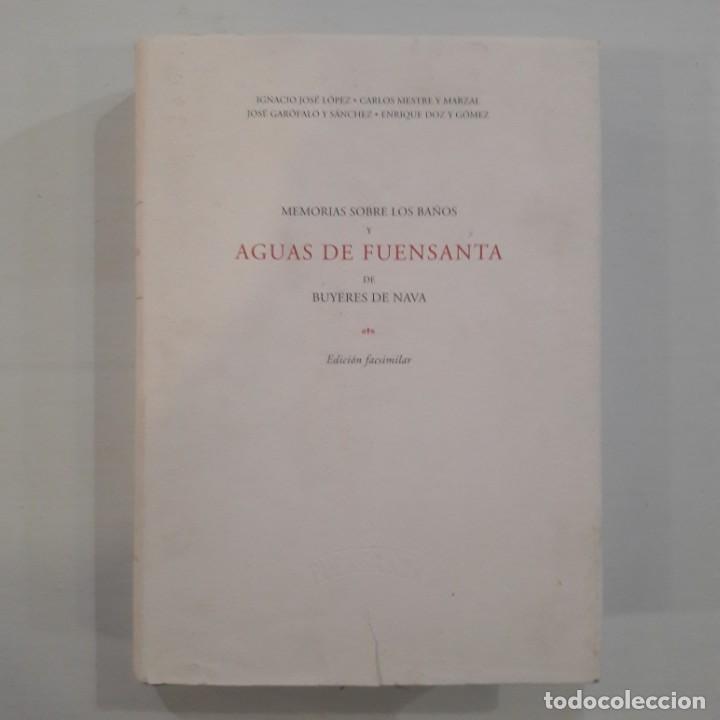 Libros: Memorias sobre los ba&ntilde;os y aguas de Fuensanta