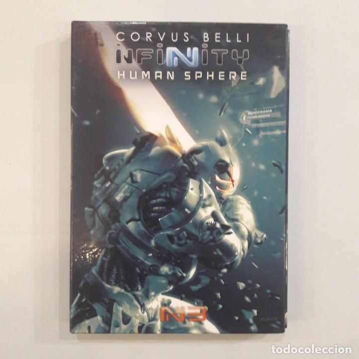 Libri di seconda mano: Corvus Belli Infinity Human Sphere n&ordm;3 Libro Gu&iacute;a + Libro de Reglas