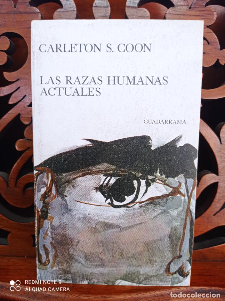 Libros: LAS RAZAS HUMANAS, CARLETON COON. GUADARRAMA 1969 - Foto 2