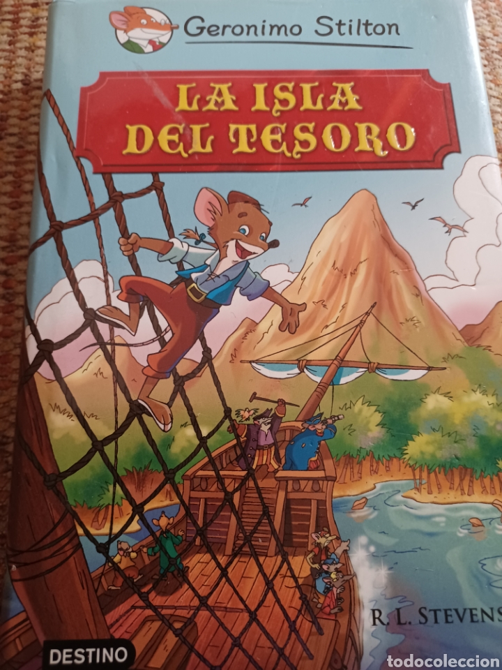 Libros: Barybook C32. . La isla del tesoro Ger&oacute;nimo Stilton destino RL Stevenson - Foto 1