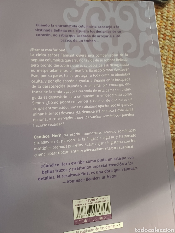 Libros: Barybook C6 .. El so&ntilde;ador y las damas Candice Hern - Foto 2