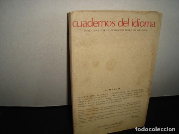 Libros: 27- CUADERNOS DEL IDIOMA. A&Ntilde;O 1. N&Uacute;MERO 4 - 1966 - Foto 1