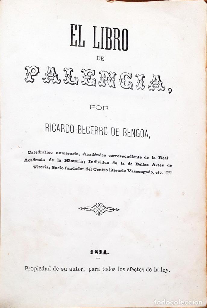 Libros: El libro de Palencia - BECERRO DE BENGOA, RICARDO - Foto 2