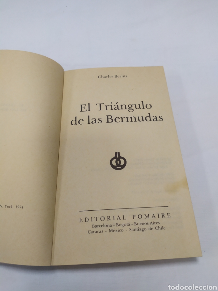 Libros: El tri&aacute;ngulo de las Bermudas de Editorial Pomaire, 1974 - Foto 3