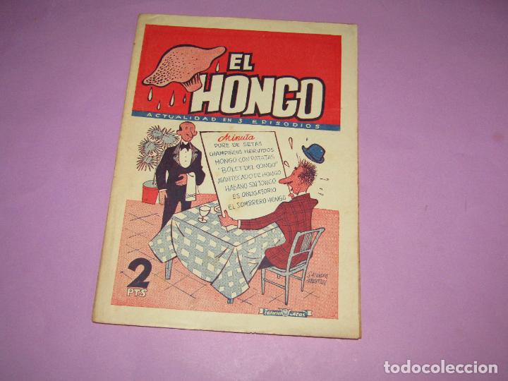 Libros: Antigua Revista C&oacute;mico Sat&iacute;rica EL HONGO Actualidad en 3 Episodios Portada de SALVADOR MESTRES