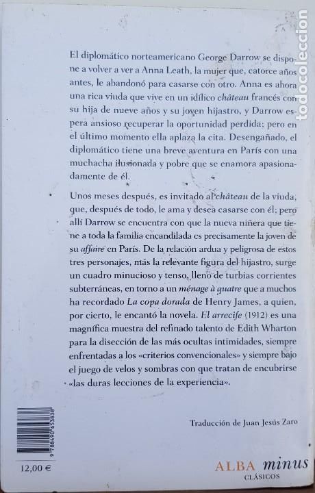 Libros: EL ARRECIFE - EDITH WHARTON - ALBA EDITORIAL, S.L. - Foto 2