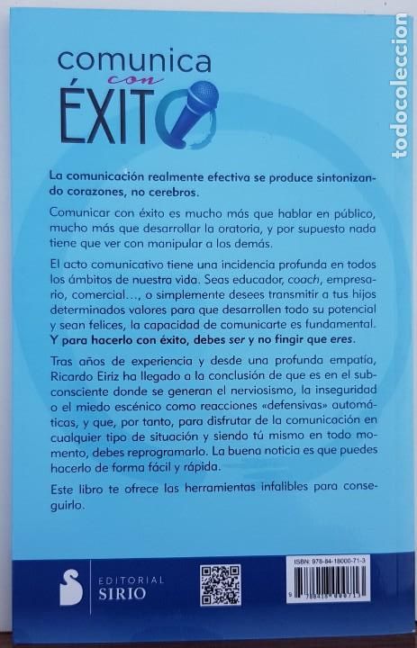 Libros: COMUNICA CON &Eacute;XITO - RICARDO EIRIZ - SIRIO, S.A. EDITORIAL - Foto 2