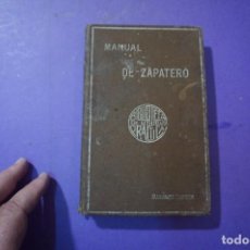 Libri di seconda mano: AMF-6D/ MANUAL ZAPATERO PRECEDIDO DE UN METODO COMPLETO DE CORTE Y MODO DE HACER PATRONES - SAUZAT. Lote 353524278