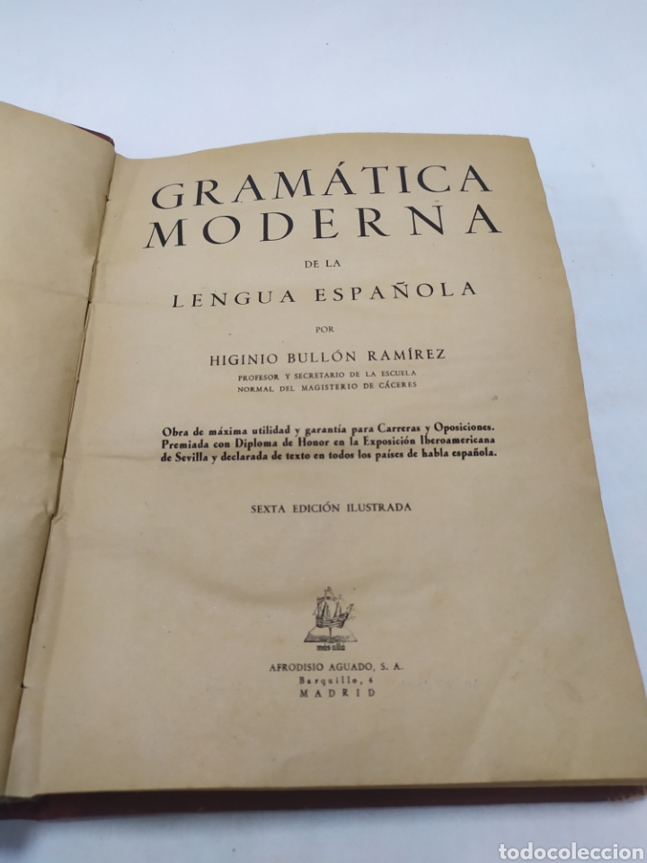 Libros: Gram&aacute;tica moderno de Higinio Bull&oacute;n - Foto 3