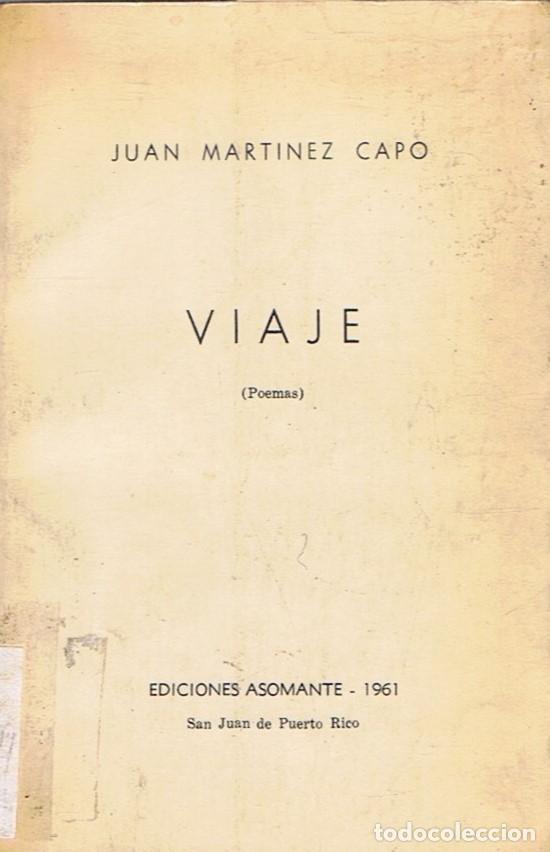 Libros: VIAJE (poemas) - Mart&iacute;nez Capo. Juan, - Foto 1