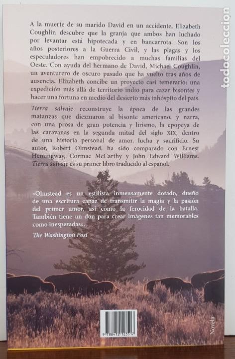 Libros: TIERRA SALVAJE - Olmstead Robert - HERMIDA EDITORES S.L. - Foto 2