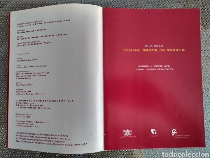 Libros: Semana Santa en Sevilla. 1992. Ayuntamiento. - Foto 2