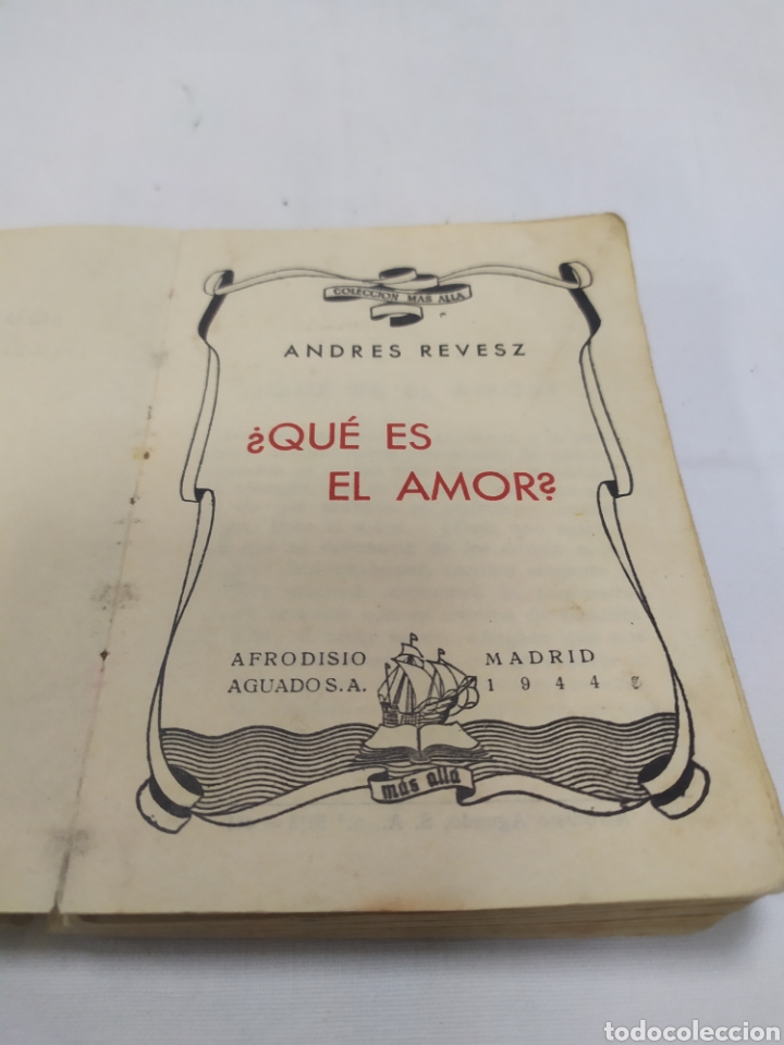 Libros: Que es el amor?, Afrodisio Aguado, 1944 - Foto 3