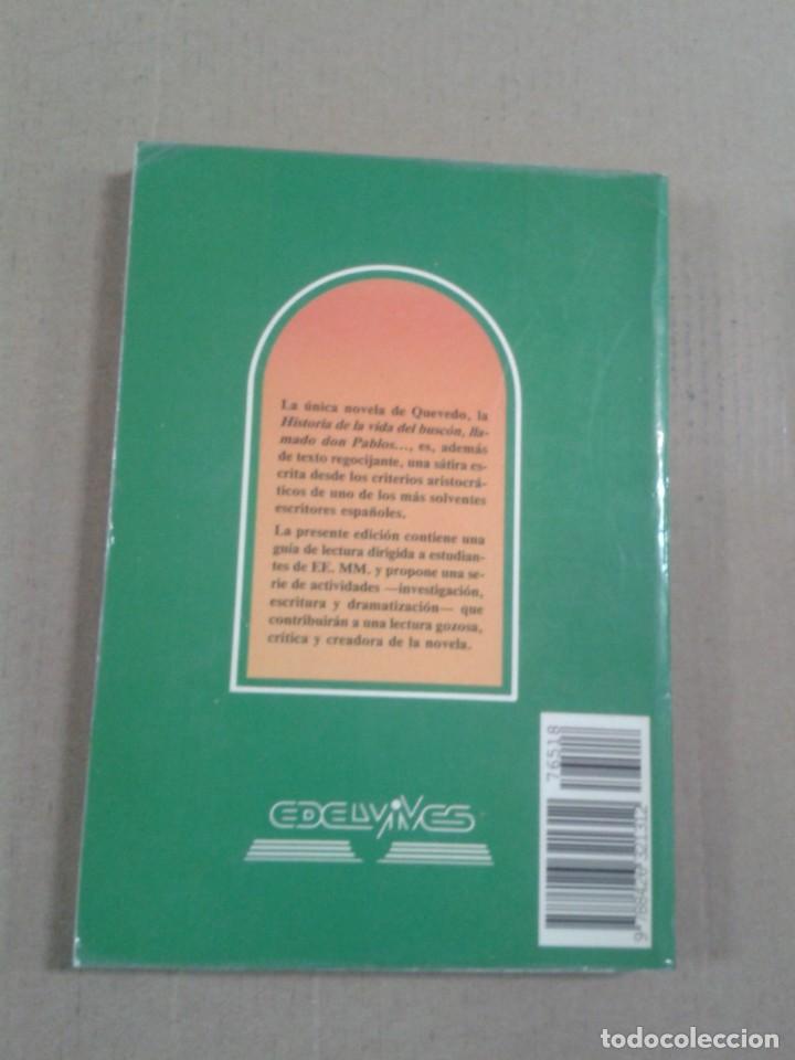 Libros: HISTORIA DE LA VIDA DEL BUSCON. FRANCISCO DE QUEVEDO. CL - Foto 2
