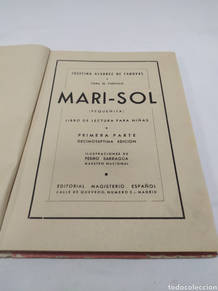 Libros: Mari-Sol, Editorial Magisterio Espa&ntilde;ol, 1944 - Foto 3