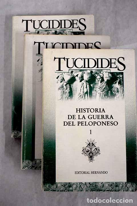 Libros: Historia de la guerra del Peloponeso.- Tuc&iacute;dides - Foto 1