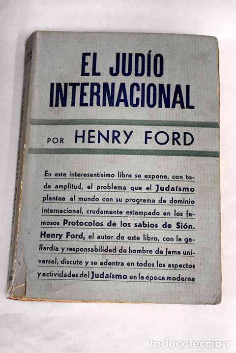 Libros: EL JUDIO INTERNACIONAL..- HENRY FORD - Foto 1