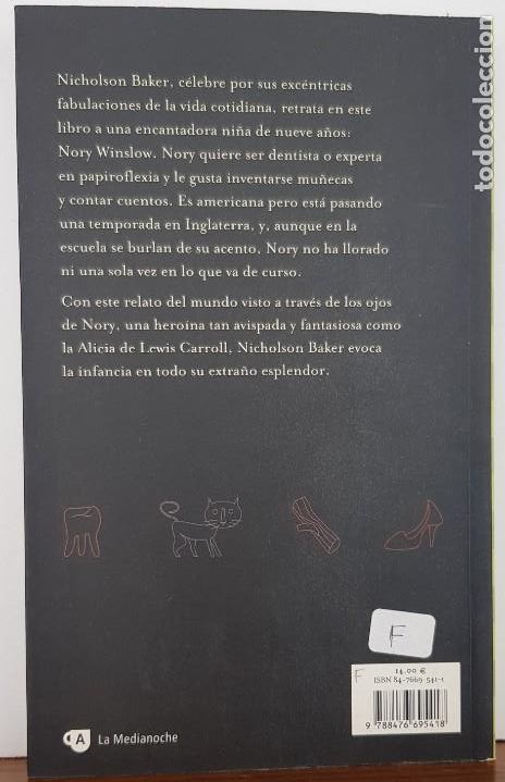 Libros: INTERMINABLE HISTORIA DE NORY - BAKER NICHOLSON - ALEPH, EDITORES, S.A. - Foto 2