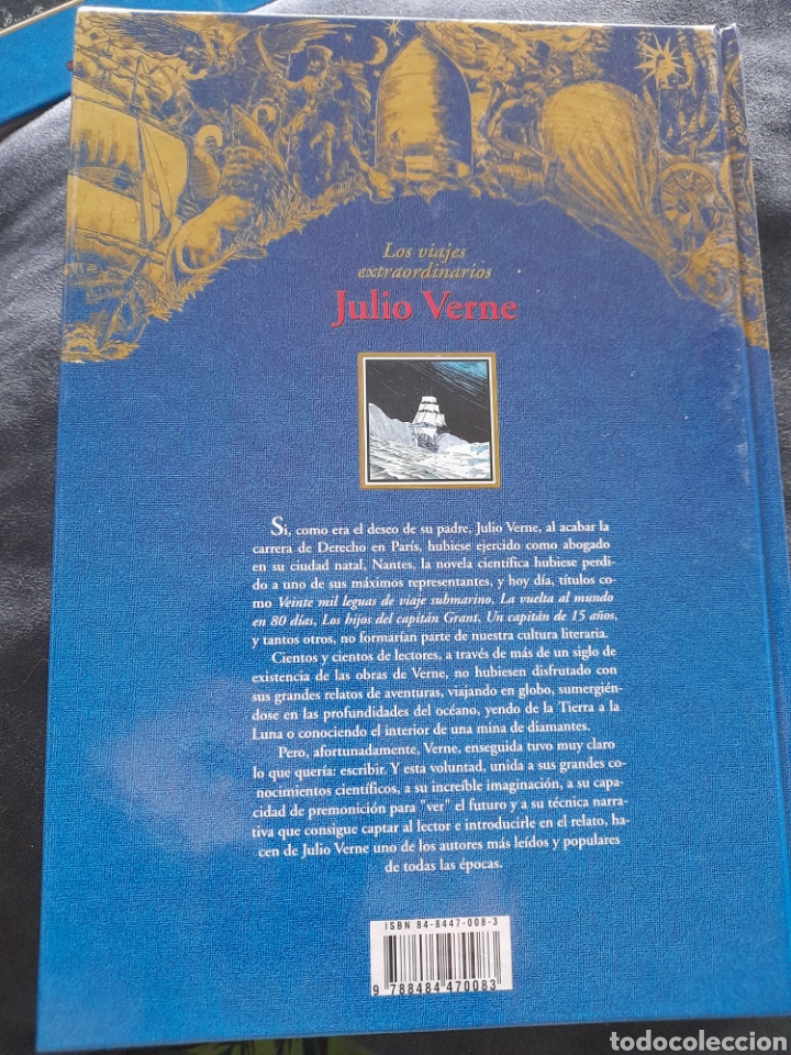 Libros: Cinco semanas en globo. Julio Verne - Foto 2