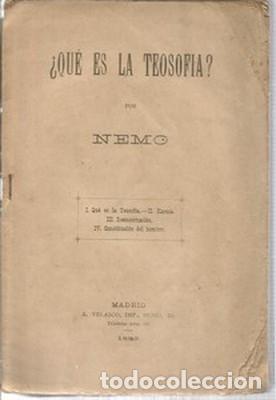 Libros: &iquest;Que es la teosofia? - NEMO - Foto 1