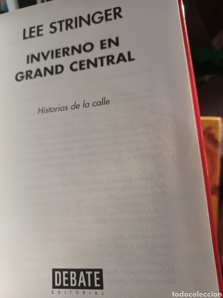 Libros: Barybook.239. . Invierno en grand central LEE Stringer edita debate - Foto 3