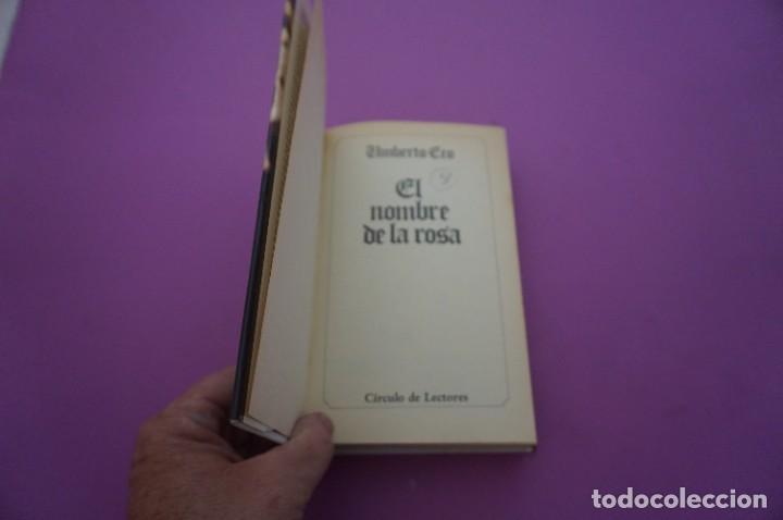 Libros: AMF-9G/ EL NOMBRE DE LA ROSA / CIRCULO DE LECTORES - Foto 2
