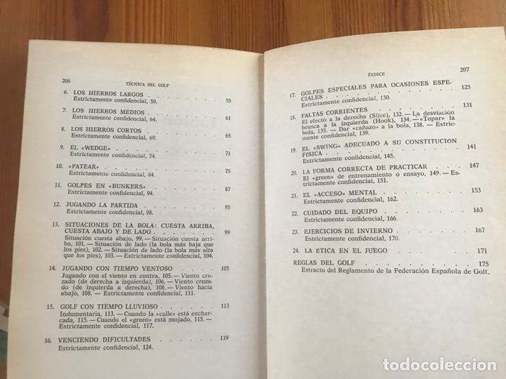 Libros: T&eacute;cnica del golf. Hispano europea. P. Allis. Como nuevo - Foto 5