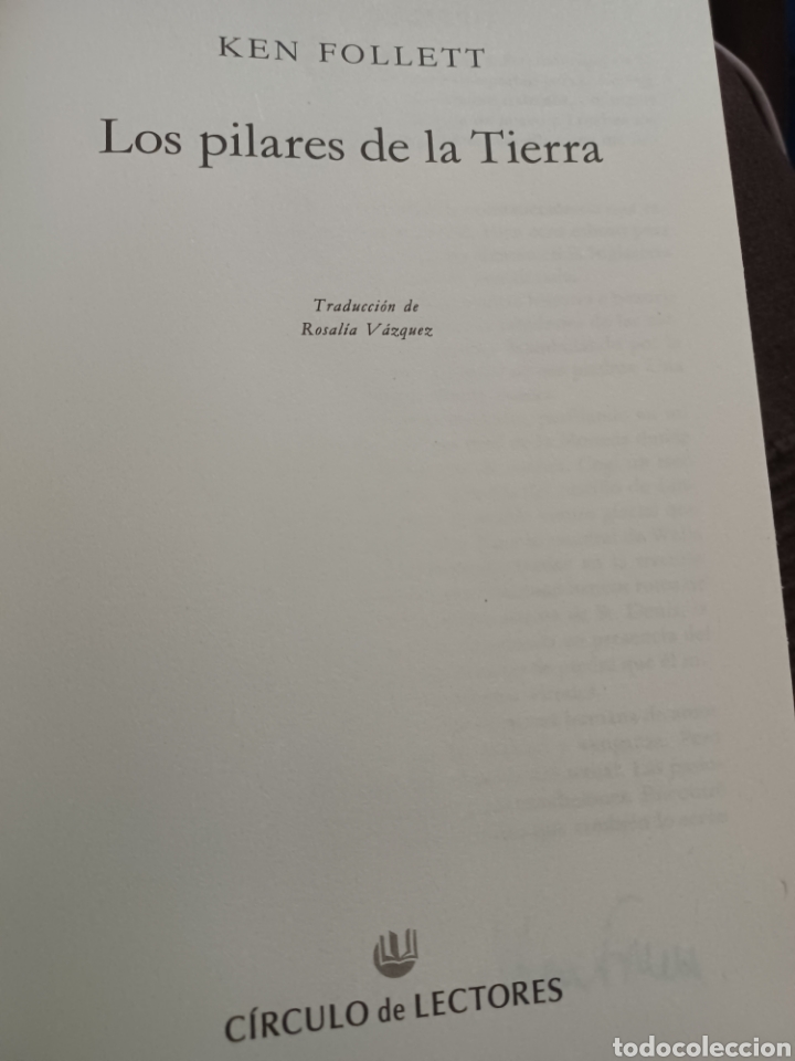 Libros: Barybook C91. . . Los pilares de la tierra Ken Follet - Foto 5