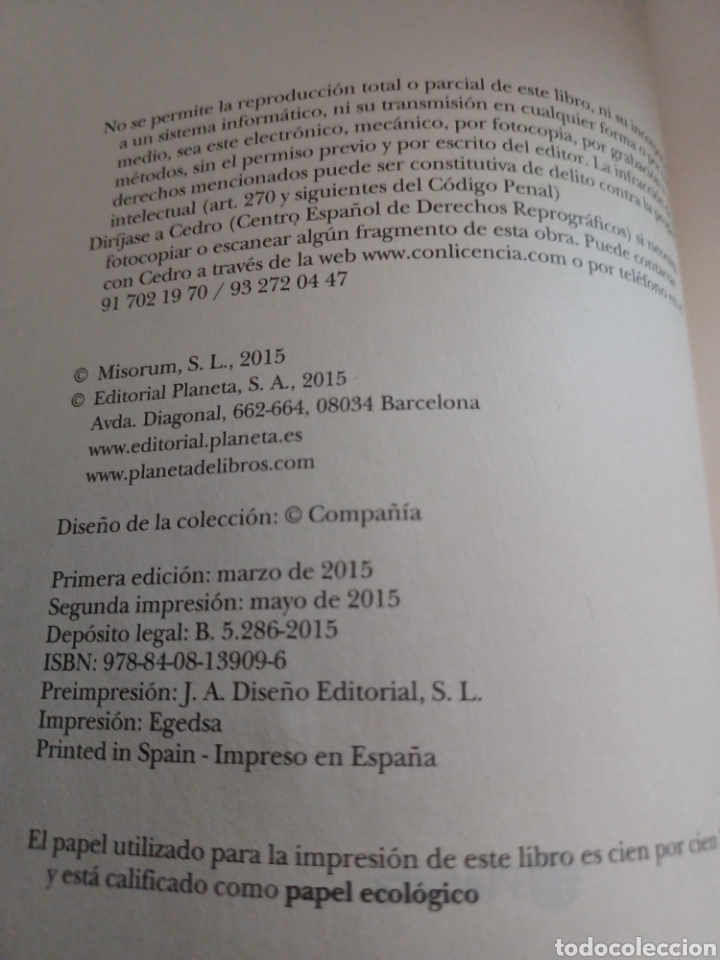 Libros: Barybook C69. La templanza Mar&iacute;a Due&ntilde;as planeta - Foto 6