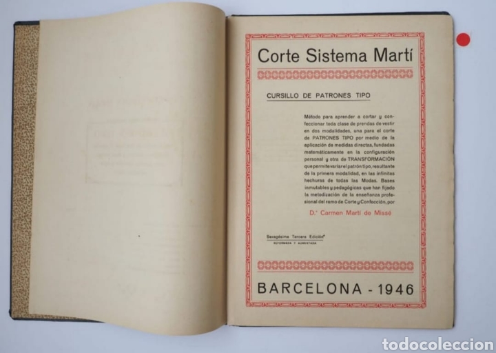 Libros: Curso Sistema Mart&iacute; PATRONES TIPO 1946 - Foto 4
