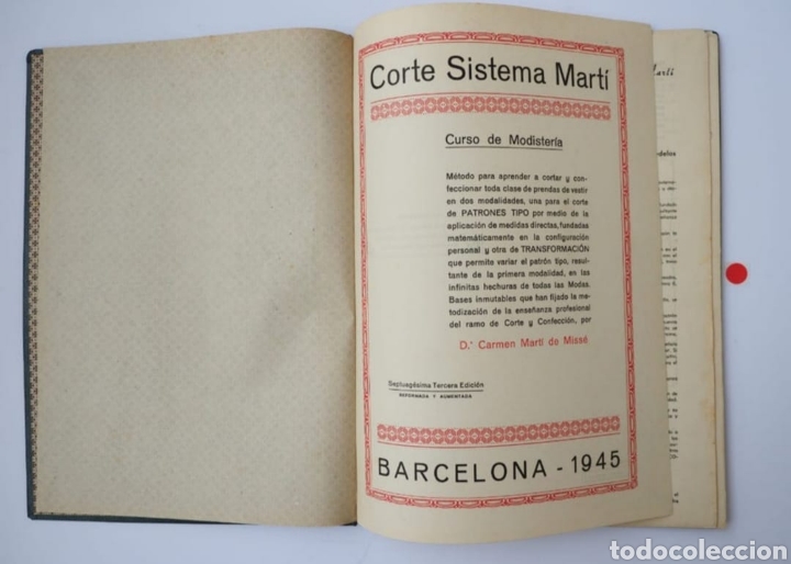 Libros: Curso Sistema Marti MODISTERIA 1945 - Foto 4