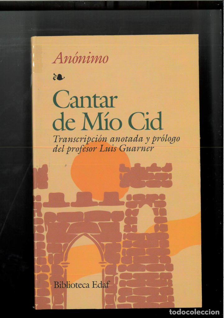 Libros: Cantar de M&iacute;o Cid - Anonymous - Foto 1