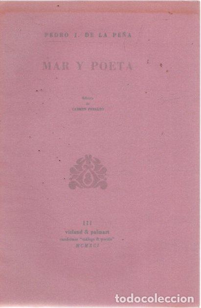 Libros: Mar y poeta - Pe&ntilde;a, Pedro J. de la - Foto 1