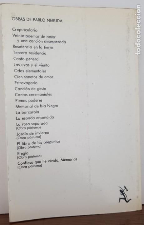Libros: ESTRAVAGARIO - NERUDA, PABLO - SEIX BARRAL, EDITORIAL - Foto 2