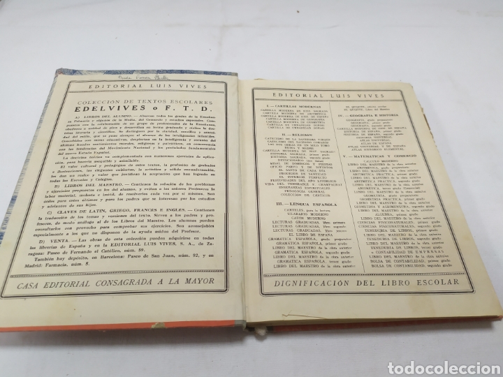Libros: Tenedur&iacute;a de libro, Editorial Luis Vives, 1951 - Foto 3